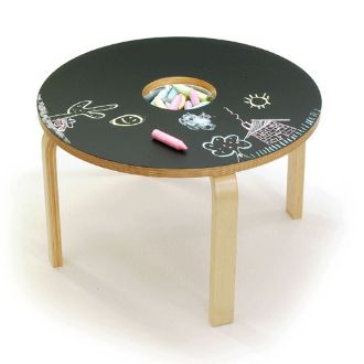 Kids Chalkboard Table resmi