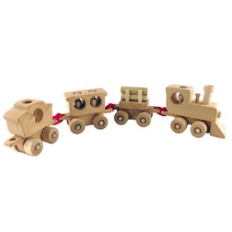 Wooden Toy Train resmi